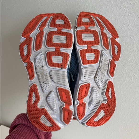 HOKA Bondi 7 Womens Shoes Size 5 Color: Blue Fog/Blue Glass running athletic - Picture 4 of 9